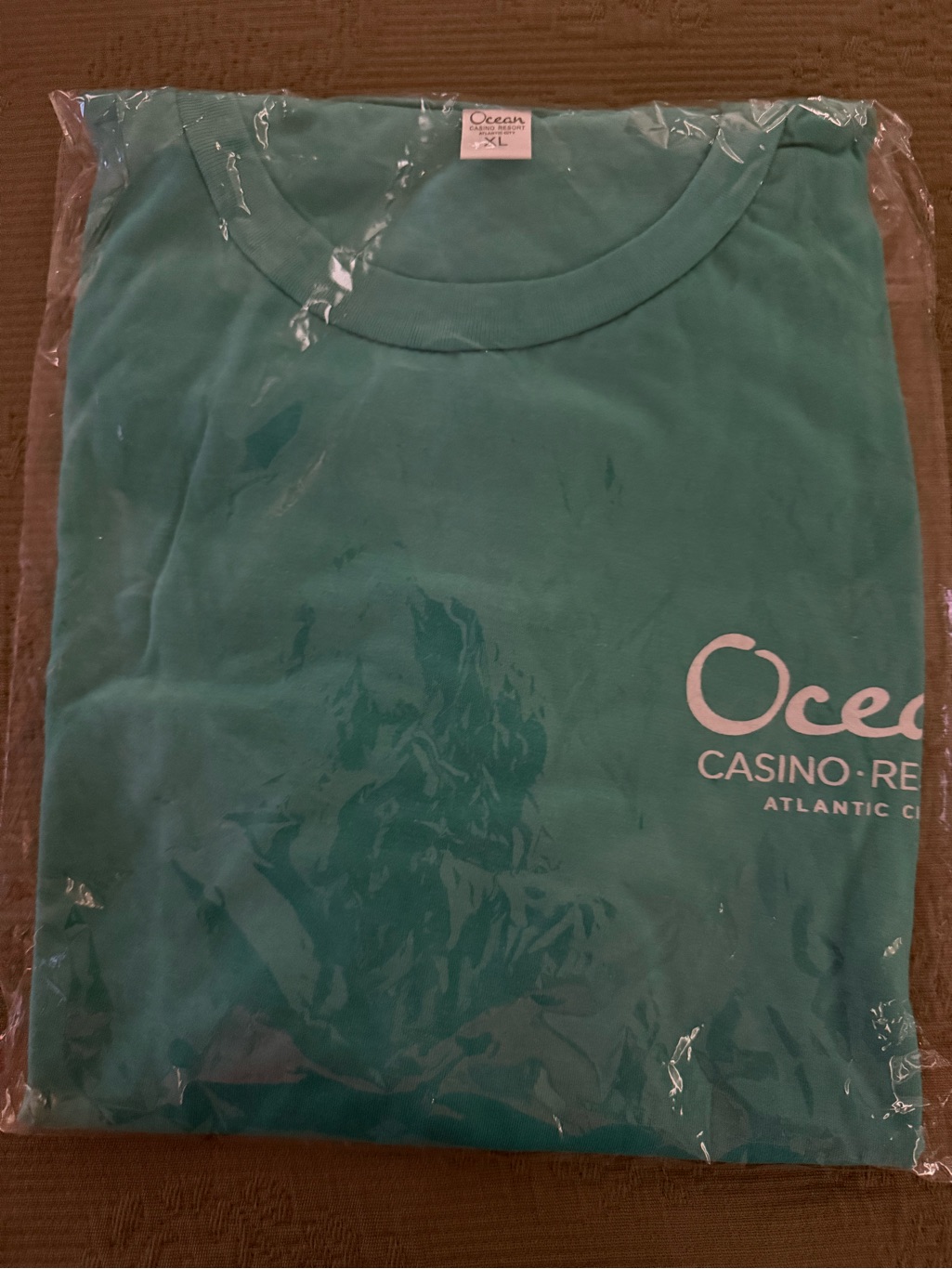 Casino Resort Teal Graphic Tshirt
